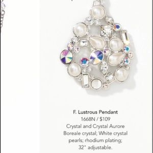 Touchstone Crystal by Swarovski Lustrous Pendant